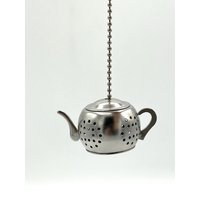 Tee-Ei in Form Einer Teekanne - Vintage Aus Edelstahl von TeaandSconesTime