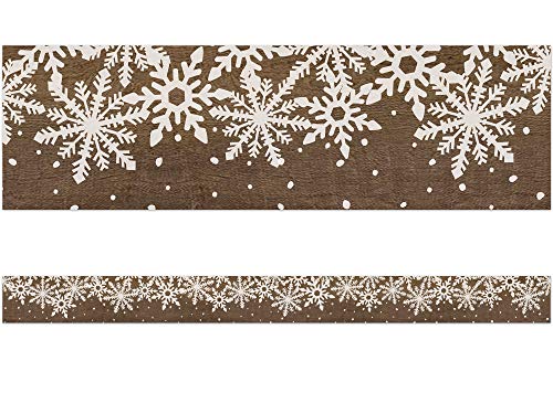 TEACHER CREATED RESOURCES - Home Sweet Classroom Winter Straight Border Trim von Teacher Created Resources