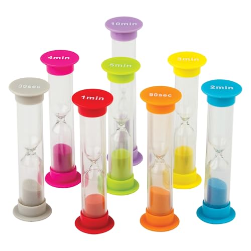 Teacher Created Resources Small Sand Timers Combo, Pack of 8 (TCR20697) von Teacher Created Resources