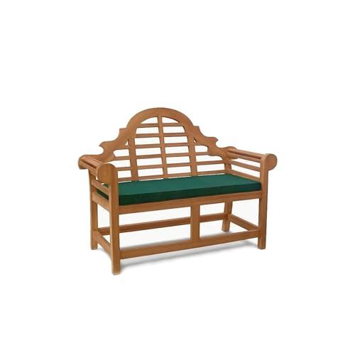 Teako Design Bankauflage 110 cm x 47 cm für Gartenbank Caserta, Sitzkissen Outdoor, Gartenmöbel, Sitzpolster, Outdoor Kissen, Sitzauflagen Gartenmöbel, Gartenmöbel Zubehör (Grün) von Teako Design