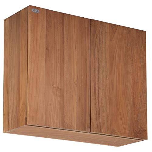 Teako Design Hängeschrank Carmelo wetterfest 90cm Möbel Gartenmöbel Schrank Wetterfest Küchenmöbel Outdoorküchenmöbel Outdoormöbel von Teako Design