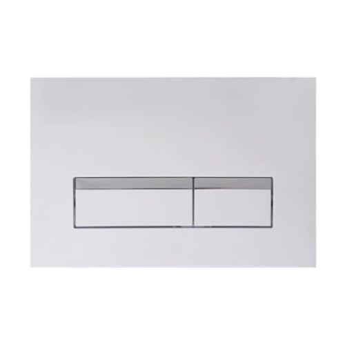 WC Drückerplatte Betätigungsplatte für Vorwandelement WC UWT01H-GE, Glänzende Chromfarbe Quadratische Unterputzplatte, 264 × 164 × 12.5 mm WC Drückerplatte Betätigungsplatte für Vorwandelement WC UWT01H-GE, Glänzende Chromfarbe Quadratische Unterputzplatte, 264 × 164 × 12.5 mm von Teal Home