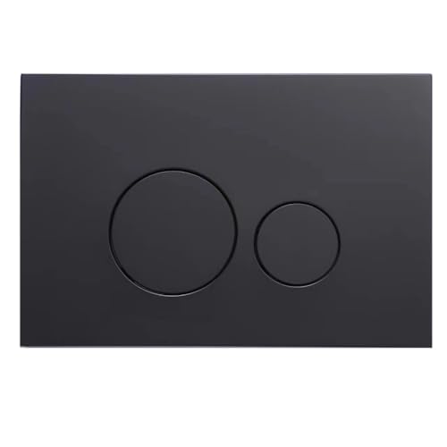 Teal Home WC-Spülplatte, Schwarze Keramik, 212 × 142 × 20 mm von Teal Home
