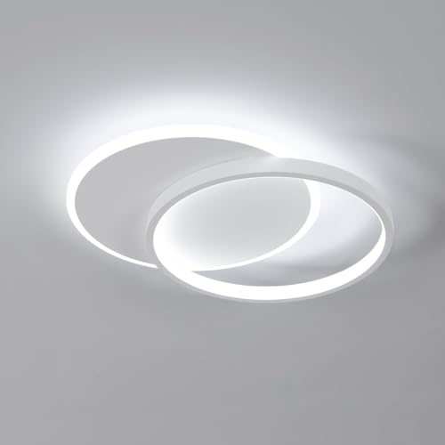 Tealight LED Deckenleuchte, 40W 4500LM Deckenlampe Modern, LED Deckenbeleuchtung Rund für Wohnzimmer Schlafzimmer Esszimmer, Warmweißes Licht 6500k, 40CM von Tealight