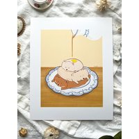 Pom Pfannkuchen Kunstdruck von TealightStudios