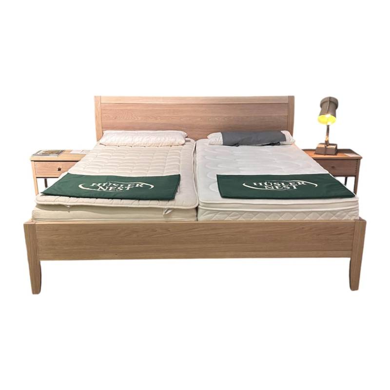 Bett Sesam Eiche Kopfhaupt Holzfüllung Weißöl Leimholz Keilgezinkt Inklusive 2 N... Bett Sesam Eiche Kopfhaupt Holzfüllung Weißöl Leimholz Keilgezinkt Inklusive 2 N... von Team 7