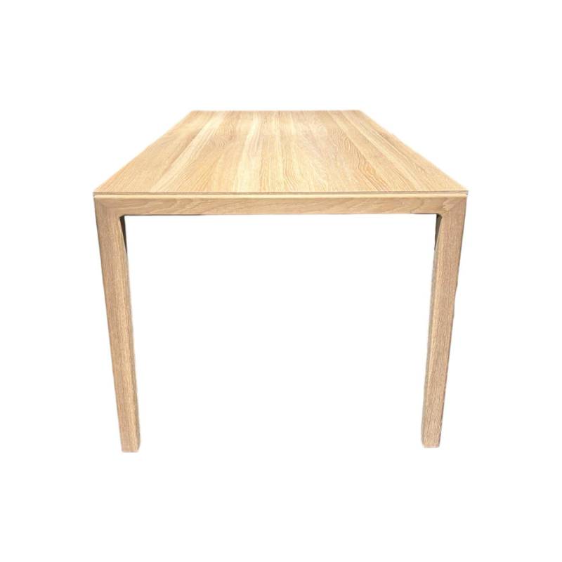 Esstisch Tak Eiche Naturöl Weiß Holzfuß Mit 100cm Auszug von Team 7