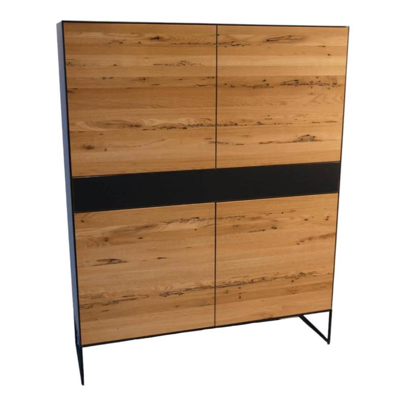 Highboard Cubus Pure Holz Eiche Venedig Natur Geölt Schublade Innen Buche Außen ... von Team 7