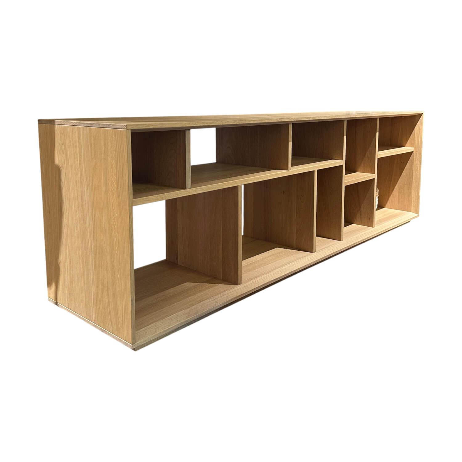 Raumteiler Regal Cubus 05 Eiche Weißöl Mit Beidseitiger Kippsicherung Raumteiler Regal Cubus 05 Eiche Weißöl Mit Beidseitiger Kippsicherung von Team 7
