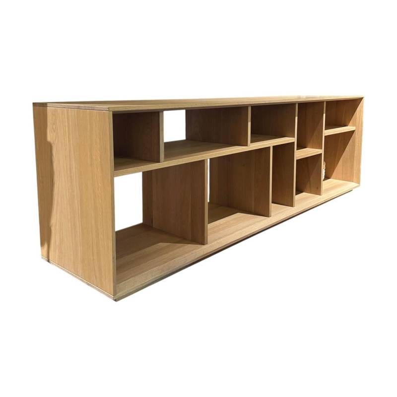 Raumteiler Regal Cubus 05 Eiche Weißöl Mit Beidseitiger Kippsicherung Raumteiler Regal Cubus 05 Eiche Weißöl Mit Beidseitiger Kippsicherung von Team 7