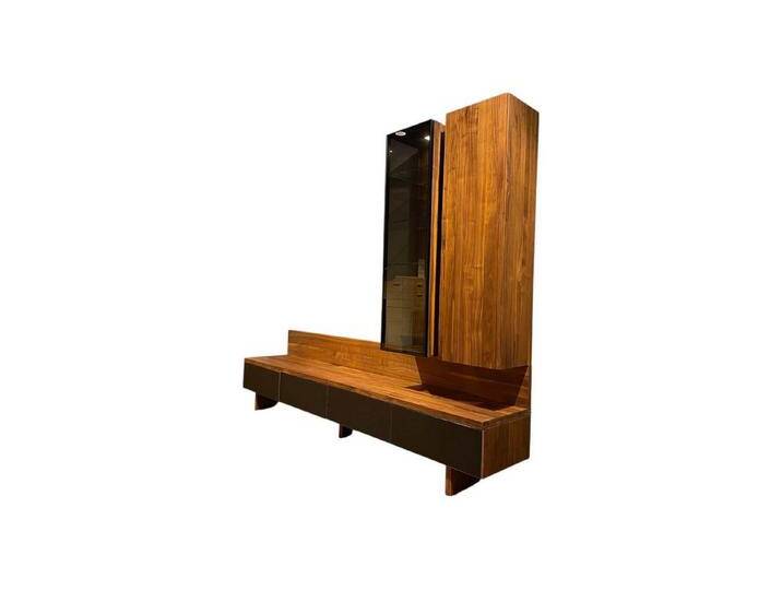 Team 7 Anbauschrank Anbauwand Cubus CWW114B Nussbaum Naturöl PG 9 Tür Farbglas Schwarz Team 7 Anbauschrank Anbauwand Cubus CWW114B Nussbaum Naturöl PG 9 Tür Farbglas Schwarz von Team-7