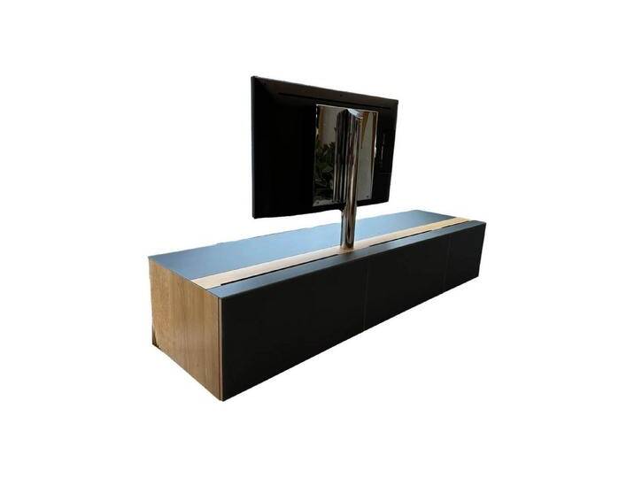 Team 7 Anbauschrank Schrank Cubus Home Entertainment Eiche Weißöl Glas Anthrazit Matt Team 7 Anbauschrank Schrank Cubus Home Entertainment Eiche Weißöl Glas Anthrazit Matt von Team-7