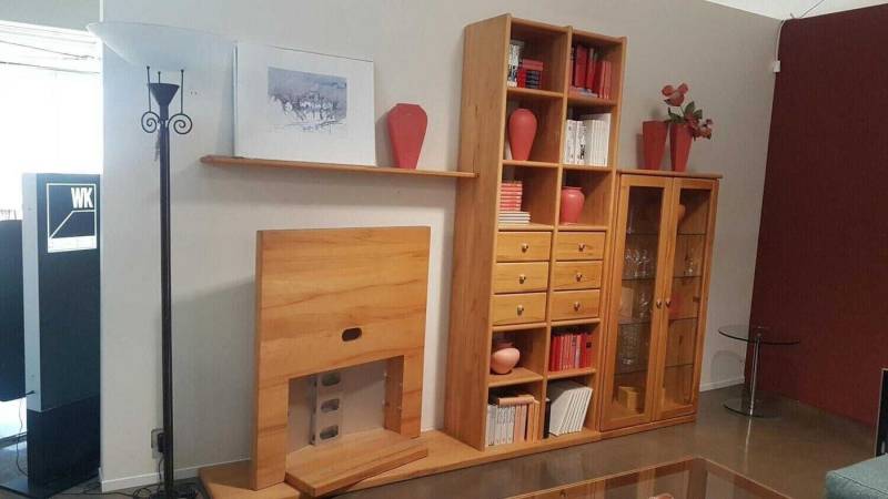 Team 7 Anbauschrank Wohnwand Opus 1 Kernbuche Mit Glaselement von Team 7