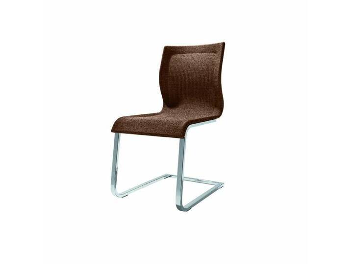 Team 7 Magnum Freischwinger mit Leder- oder Stricktexbezug - Stricktex braun , Stahl chrom glänzend Team 7 Magnum Freischwinger mit Leder- oder Stricktexbezug - Stricktex braun , Stahl chrom glänzend von Team-7