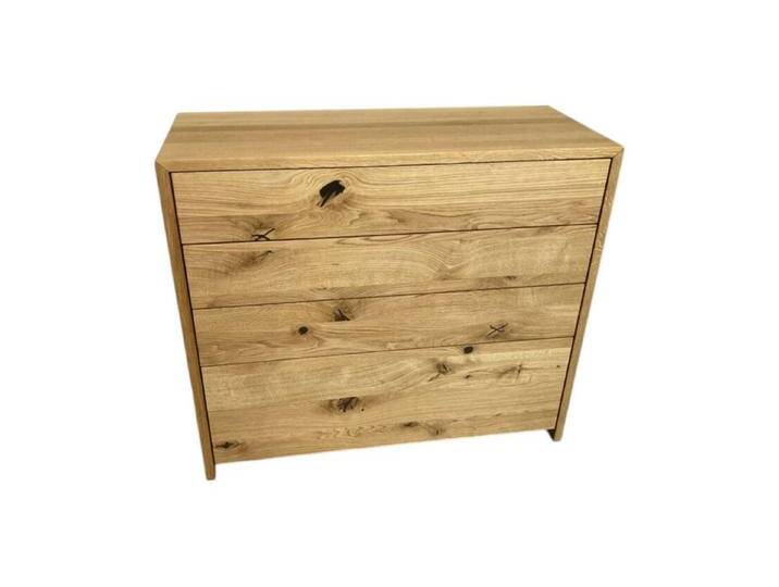 Team 7 Sideboard Kommode Lunetto Wildeiche Naturöl Füße mit 4 Schubkästen, braun von Team-7