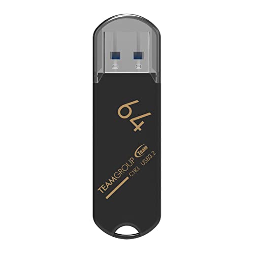 PENDRIVE 64GB USB3-1 TEAMGROUP C183 Black PENDRIVE 64GB USB3-1 TEAMGROUP C183 Black von TEAMGROUP