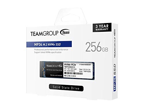 Team Group MP34 SSD M.2 NVMe 2280 256GB, TM8FP4256G0C101 von TEAMGROUP