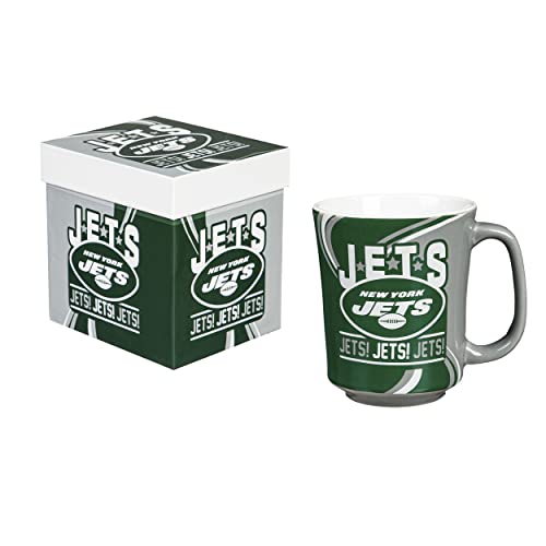 New York Jets, Keramik, 400 ml, mit passender Box von Team Sports America