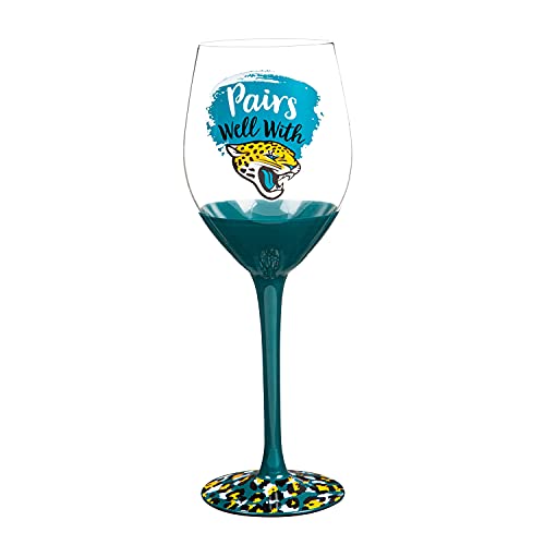 Team Sports America Jacksonville Jaguars, Stielglas, 482 ml von Team Sports America