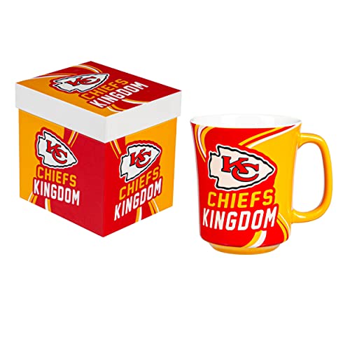 Team Sports America Kansas City Chiefs, Keramik, 400 ml, mit passender Box von Team Sports America
