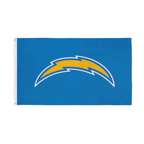 Team Sports America NFL Los Angeles Chargers 3 x 5 Outdoor Durable House Flag with Grommets | Sport Team Flag & Banner | Indoor Wall Decor Flag for Room | Works with Flag Mastes for Outside House Team Sports America NFL Los Angeles Chargers 3 x 5 Outdoor Durable House Flag with Grommets | Sport Team Flag & Banner | Indoor Wall Decor Flag for Room | Works with Flag Mastes for Outside House von Team Sports America