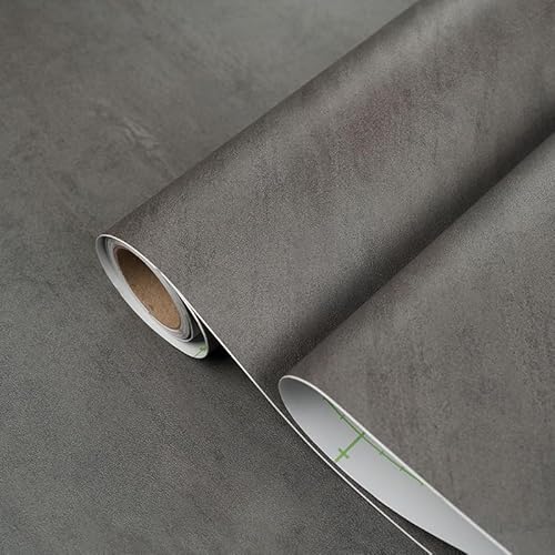 Team Value Wandschutzfolie Selbstklebend 60x500cm – Stoffoptik Folie, Möbelfolie Selbstklebend, Wasserdicht,Feuerhemmend, Für Wohnzimmer Schlafzimmer. von Team Value