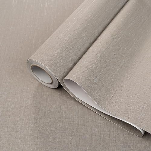Team Value Wandschutzfolie Selbstklebend 60x500cm – Stoffoptik Folie, Möbelfolie Selbstklebend, Wasserdicht,Feuerhemmend, Für Wohnzimmer Schlafzimmer. von Team Value