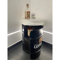 Vintage Fass Couchtisch - Perfektes Weihnachtsgeschenk Für Whisky-Liebhaber, Barrel Beistelltisch Handgefertigtes Und von TeamLoftdesign