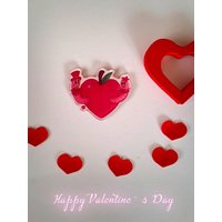 Valentines Day Fridge Magnet Worm Couple von TeamPechundSchwefel