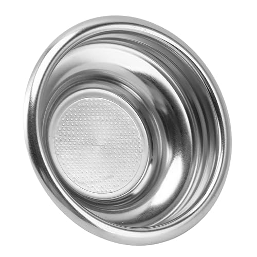 Siebträgerfilter, 58 Mm Kaffeefilterkorb Siebträger Filterkorb Edelstahl Leicht zu Reinigendes Kaffeemaschinenzubehör von TeamSky