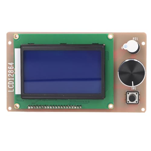 TeamSky RAMPS1.4 Graphic Smart Display Controller Board, Ersatz des LCD-Bildschirms Mit 2 Kabeln Für Anet A8 Plus 3D-Drucker von TeamSky