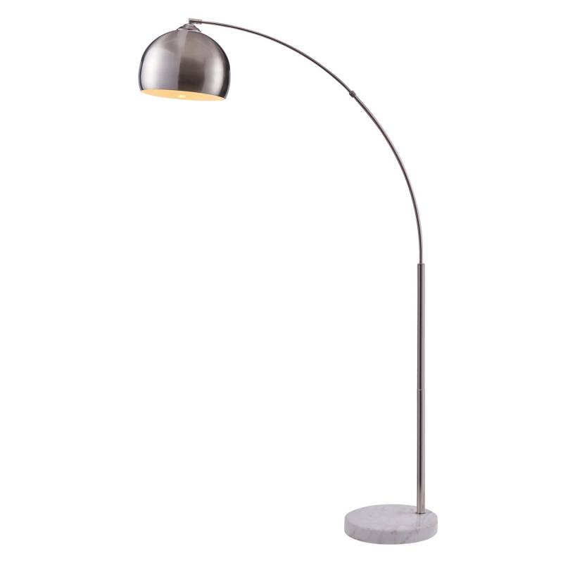 Teamson Home Arquer Bogenlampe Nickel Finish Modernes Ambiente von Teamson Home