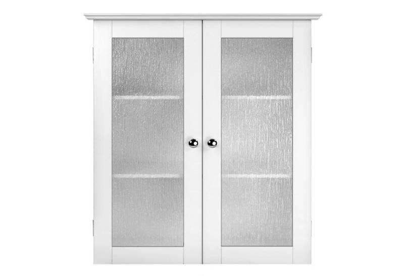 Teamson Home Hängeschrank Badschrank Connor weiß mit 3 Regalebenen von Teamson Home