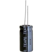 Teapo KSH108M063S1U5M25K Elektrolyt-Kondensator radial bedrahtet 7.5mm 1.000 µF 63V 20% (Ø x H) 16 von Teapo