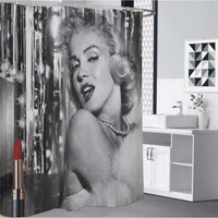 Marilyn Monroe Duschvorhang Silber Glam Design Bad/70.9 X von TeardropLake