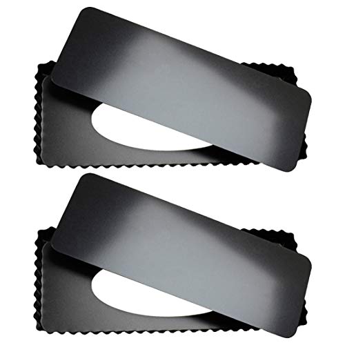 Tebery 2 Stück 14 Zoll Rechteckige Tarteform mit Hebeboden, 36x14cm Antihaftbeschichtet Quicheform Törtchenform Pie Form von Tosnail