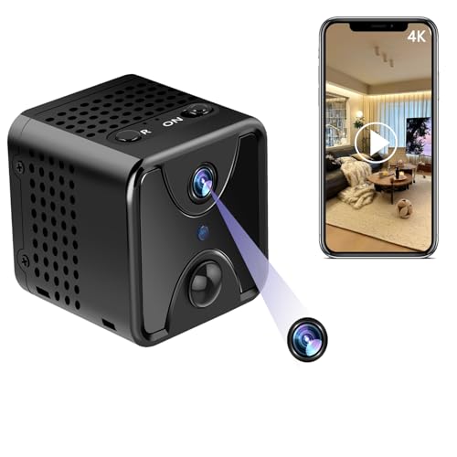 Tebetu Kamera überwachung Innen Klein 4K, Mini WiFi Kamera Akku, Mini Videoüberwachung Kameras Innen mit PIR Bewegungserkennung, Infrarot Nachtsicht, Max.128GB für Zuhause, das Büro, etc. Tebetu Kamera überwachung Innen Klein 4K, Mini WiFi Kamera Akku, Mini Videoüberwachung Kameras Innen mit PIR Bewegungserkennung, Infrarot Nachtsicht, Max.128GB für Zuhause, das Büro, etc. von Tebetu