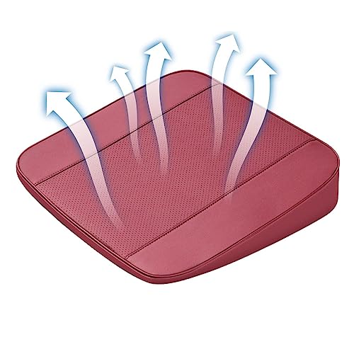 Tebinzi Autositzkissen - Keilsitzkissen | Verdicktes Gesäßpolster mit ergonomischem Design für bequemen Halt, passend für Auto-, Esszimmer-, Büro- und Rollstuhlstühle von Tebinzi