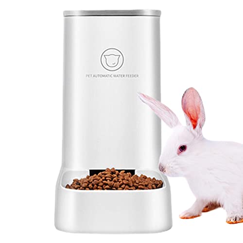 Tebinzi Katzenfutterautomat Automatisch - Undurchsichtiger Futterspender mit Wasserspender und Schwerkraftfütterungssystem | Sichere Verwendung von automatischen Futterautomaten für Hunde von Tebinzi