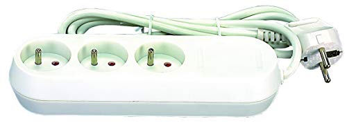 TEC HIT 850310 Steckdosenleiste, 3 Steckdosen, 16 A + T, weiß TEC HIT 850310 Steckdosenleiste, 3 Steckdosen, 16 A + T, weiß von Tec Hit