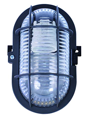 Tec Hit 138000 Bullauge oval 60 W schwarz + Gitter Tec Hit 138000 Bullauge oval 60 W schwarz + Gitter von Tec Hit