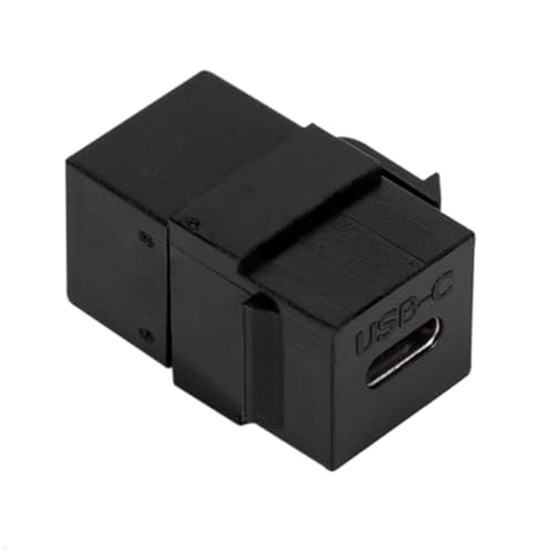 TecLines TKM014B Keystone USB-C 3.1 Gen 2 Modul 60W Buchse/Buchse (1) von TecLines