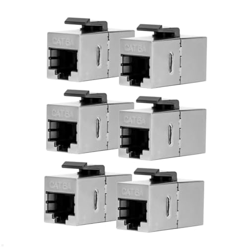TecLines TKM016 Keystone Modul Cat6a 2x RJ45 Buchse (6) von TecLines