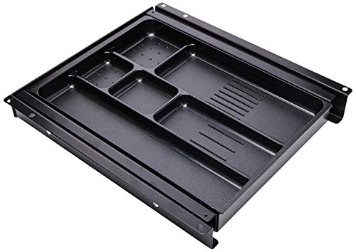 TecLines TUS014B ausziehbare Stiftablage A4 S, schwarz von TecLines