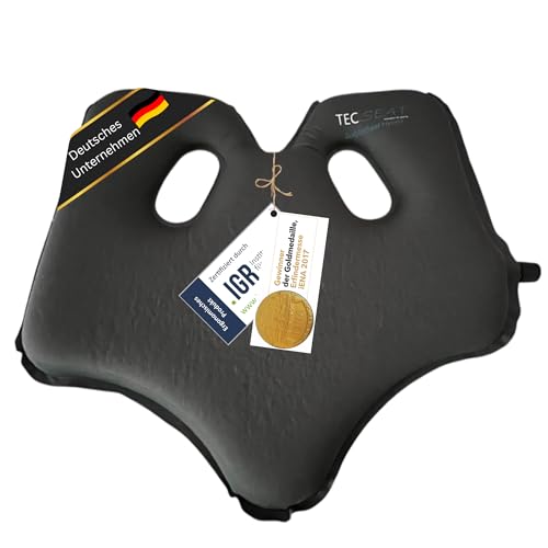 Orthopädisches Sitzkissen von TecSeat, Reise, Büro, Auto, Flug, Bahn, Stuhlkissen, SoftAirSeat Hybrid mit Luftpolster, selbstaufblasend Orthopädisches Sitzkissen von TecSeat, Reise, Büro, Auto, Flug, Bahn, Stuhlkissen, SoftAirSeat Hybrid mit Luftpolster, selbstaufblasend von TecSeat Innovation for Seating