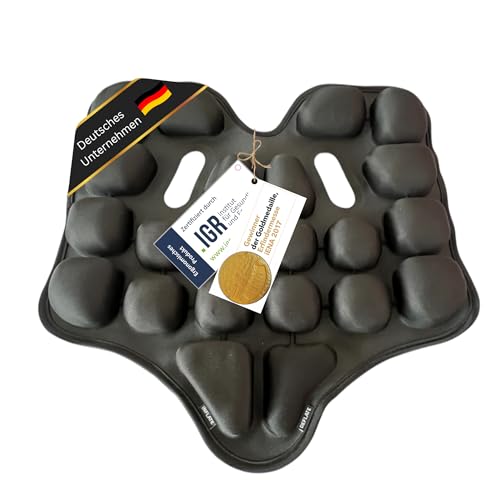 TecSeat Innovation for Seating Orthopädisches Sitzkissen SoftAirSeat PRO - Reise, Büro, Auto, Flug, Bahn, Stuhlkissen mit 20 Luftpolstern, individuell einstellbar von TecSeat Innovation for Seating
