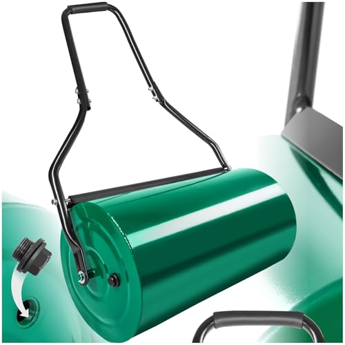 tectake® Rasenwalze befüllbar, Füllvolumen: ca. 50 L, Rasenrolle zur Boden Verdichtung und Rasenpflege, Bodenwalze, Lawn Roller, Gartenwalze zur Einarbeitung von Rasensamen, Grassamen oder Rasenkalk tectake® Rasenwalze befüllbar, Füllvolumen: ca. 50 L, Rasenrolle zur Boden Verdichtung und Rasenpflege, Bodenwalze, Lawn Roller, Gartenwalze zur Einarbeitung von Rasensamen, Grassamen oder Rasenkalk von tectake