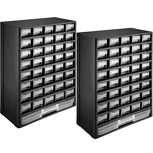tectake 403515 – 2er Set Sortimentskasten mit 41 transparenten Schubfächern, Kunststoff Sortierkasten, Kleinteilemagazin mit Vorrichtungen zur Wandmontage tectake 403515 – 2er Set Sortimentskasten mit 41 transparenten Schubfächern, Kunststoff Sortierkasten, Kleinteilemagazin mit Vorrichtungen zur Wandmontage von tectake