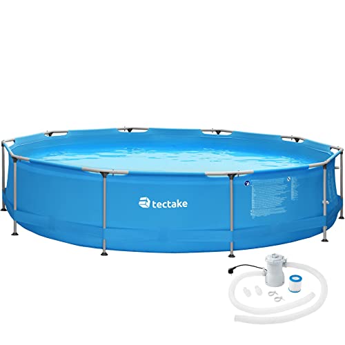 TecTake 800580 Swimming Pool, Leichter Auf- und Abbau, robuste und Starke Folie (Typ 3 | Nr. 402896) von tectake