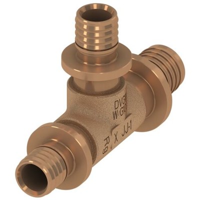 T-Stück TECEflex 20x16x16mm, reduziert, Rotguss von Tece